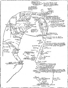 Карта, составленная Врангелем Ф.П.